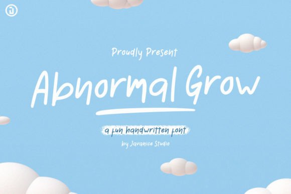 Abnormal Grow: A Handwritten Font for Creative Projects