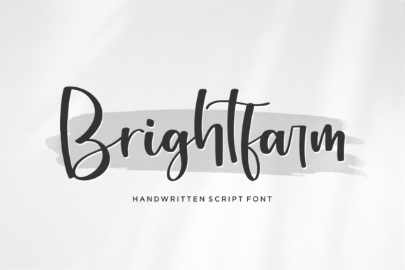 Brightfarm — A Handwritten Script Font That Feels Alive