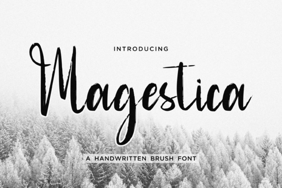 Magestica – The Handwritten Brush Font That Stands Out