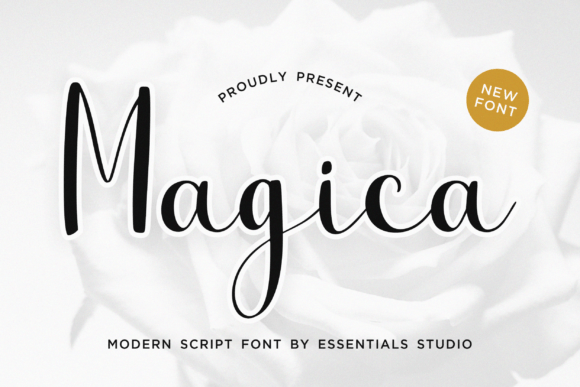 Magica – A Delicate Script Font for Elegant Designs