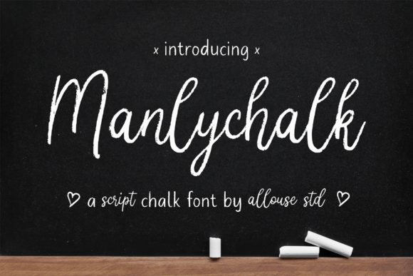 Manlychalk Script Font for Bold Creative Projects