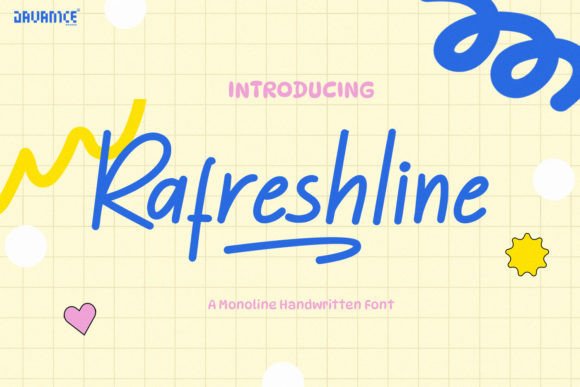 Rafreshline: The Monoline Handwritten Font Worth Your Attention