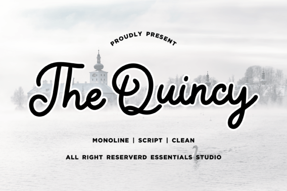 The Quincy – A Luxury Handwritten Font Worth Exploring